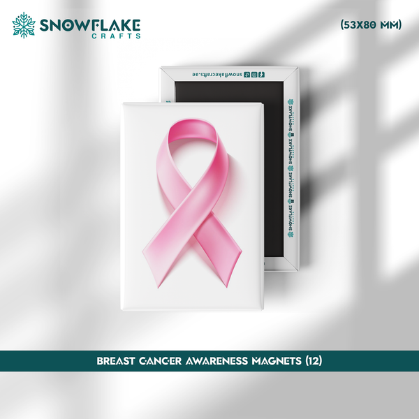 53x80mm Breast Cancer Awareness Magnet 12