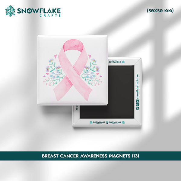 50x50mm Breast Cancer Awareness Magnet 13