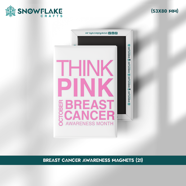 53x80mm Breast Cancer Awareness Magnet 21