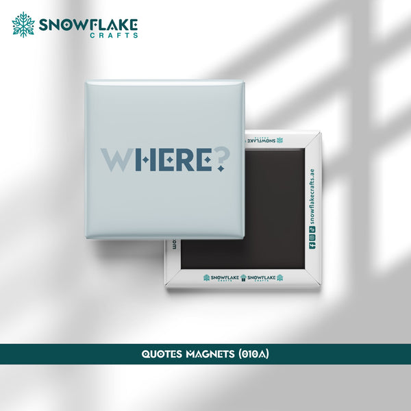 50x50mm Quote Magnet 010A