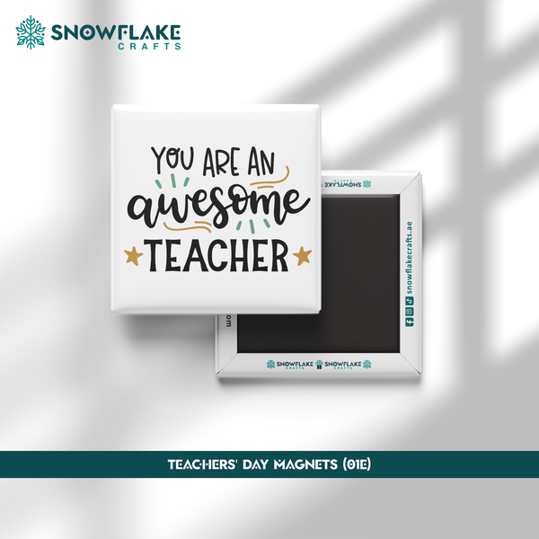50x50mm Teachers' Day Magnet 01E