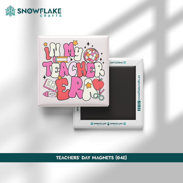 50x50mm Teachers' Day Magnet 04E