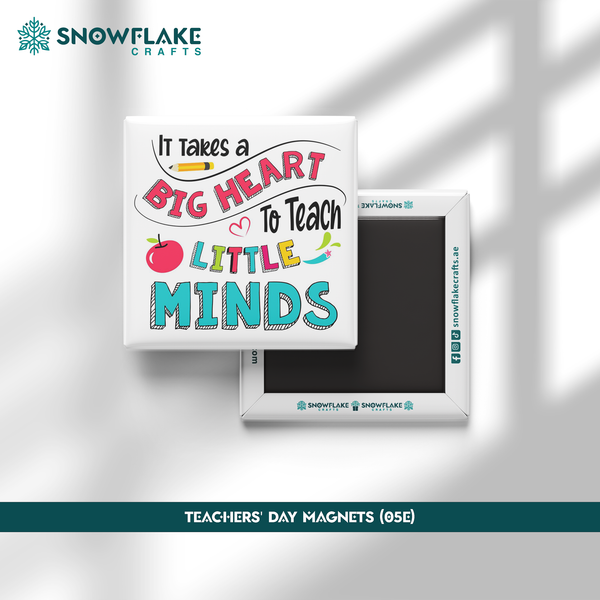 50x50mm Teachers' Day Magnet 05E