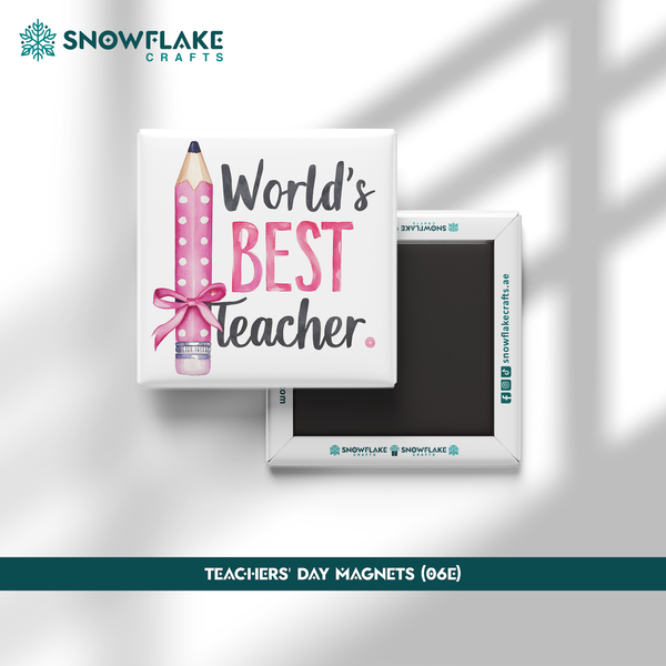50x50mm Teachers' Day Magnet 06E