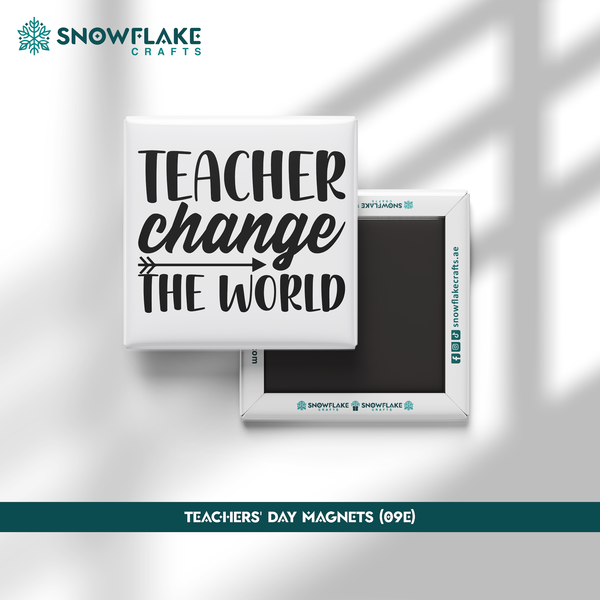 50x50mm Teachers' Day Magnet 09E