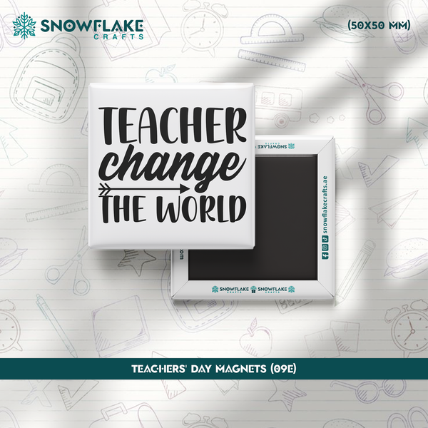 50x50mm Teachers' Day Magnet 09E