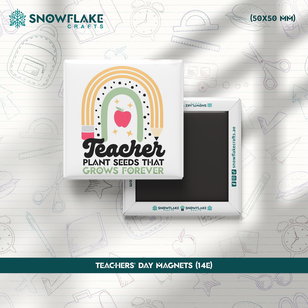 50x50mm Teachers' Day Magnet 14E