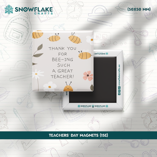 50x50mm Teachers' Day Magnet 15E